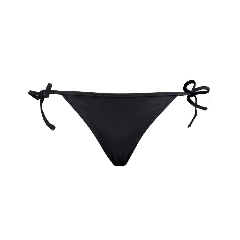 Γυναικεία μαγιό Puma Swim Women Side Tie Bikini Κάτω 1P από μαύρο μπικίνι (907691-05)