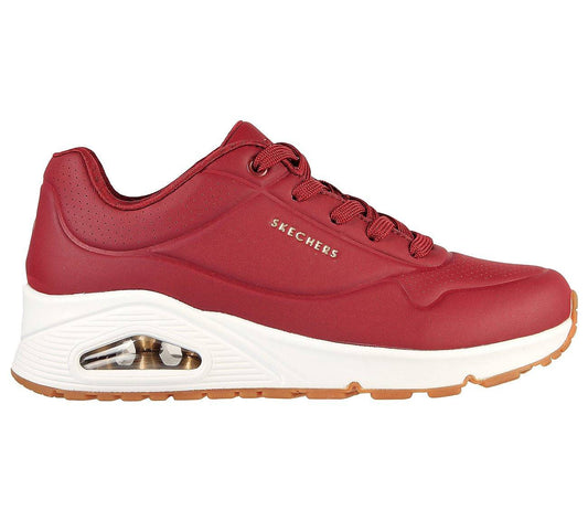 Sneakers women Skechers Uno-Stand on Air αθλητικά παπούτσια κόκκινο (73690-BURG)