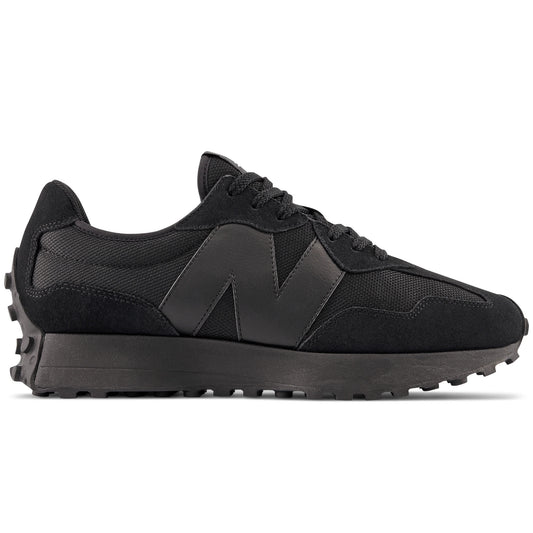 Sneakers ανδρική νέα ισορροπία 327 αθλητικά παπούτσια μαύρο δέρμα (MS327CTB)