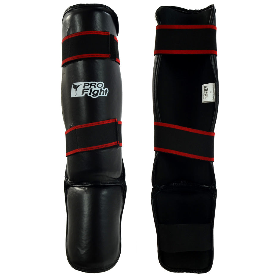 Μαύρο προστατευτικό κνήμης Step Profight PU 1038