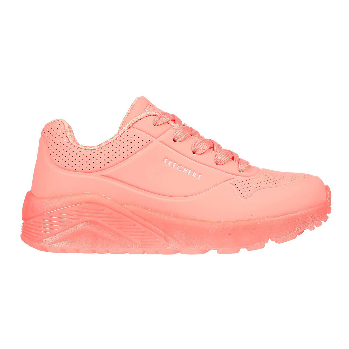 Παιδικά αθλητικά παπούτσια Skechers Uno Πάγος ροζ ψαλίδι (310449L-CRL)