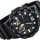 ΑΝΔΡΙΚΟ ΡΟΛΟΙ CASIO AEQ-100W 1AV (zd070a) - ΠΑΓΚΟΣΜΙΑ ΩΡΑ + ΚΟΥΤΙ