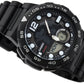 ΑΝΔΡΙΚΟ ΡΟΛΟΙ CASIO AEQ-100W 1AV (zd070a) - ΠΑΓΚΟΣΜΙΑ ΩΡΑ + ΚΟΥΤΙ