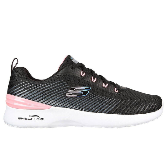 Sneakers γυναικεία Skechers Skech-Air Dynamoight Λουμινόσια αθλητικά παπούτσια vegan black (149669-BKPK)