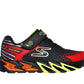 Παιδικά αθλητικά παπούτσια Skechers FLEX-GLOW BOLT S-lights μαύρο (400138L-BKRD)