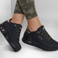 Sneakers γυναίκες Skechers Uno Shimmer Μακριά αθλητικά παπούτσια μαύρα (155196-BBK)