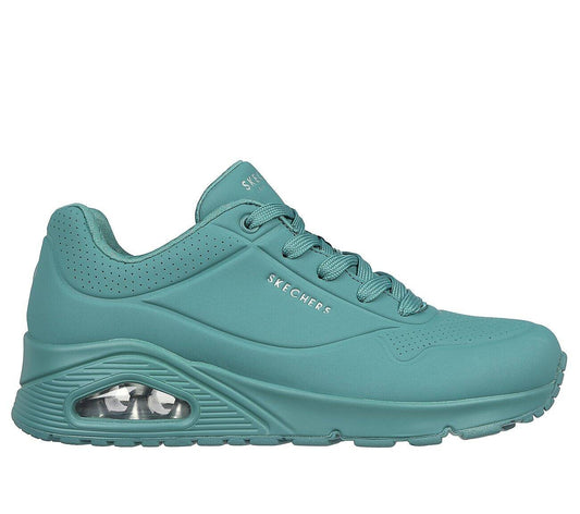 Γυναικεία Sneakers Skechers Uno Stand Αεροπορικά αθλητικά παπούτσια για κύβους θάλασσας (73690-TEAL)