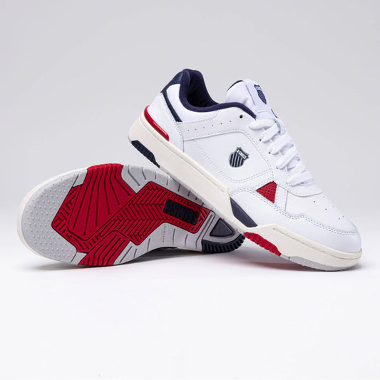 Sneakers ανδρικά αθλητικά λευκά K-Swiss Match Pro LTH παπούτσια τένις από φυσικό δέρμα (08905-130-M)