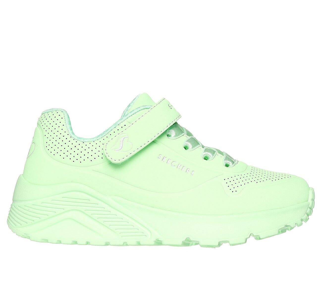 Παιδικά αθλητικά παπούτσια Skechers UNO LITE Πράσινα φύλλα-lifters (310451L-LTGR)