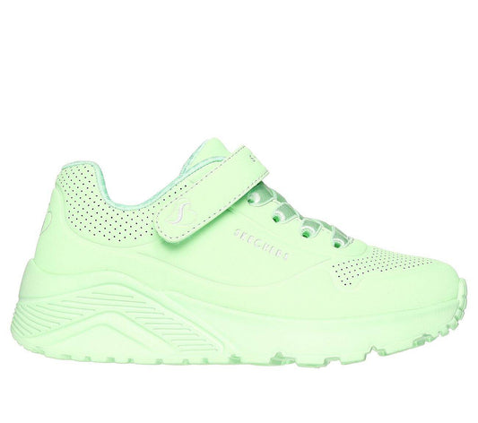 Παιδικά αθλητικά παπούτσια Skechers UNO LITE Πράσινα φύλλα-lifters (310451L-LTGR)