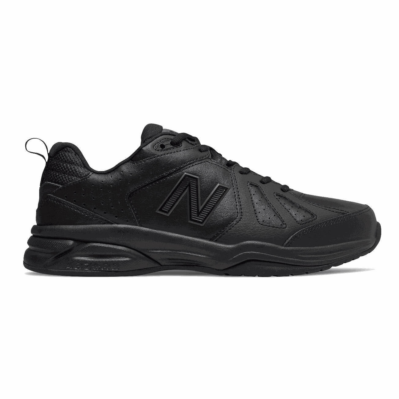 Sneakers ανδρική νέα ισορροπία 624 με χοντρά φυσικά δερμάτινα αθλητικά παπούτσια μαύρο (MX624AB5)