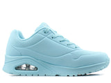Sneakers women Skechers Uno αθλητικά παπούτσια κάθε μέρα μπλε (73690-LTBL)