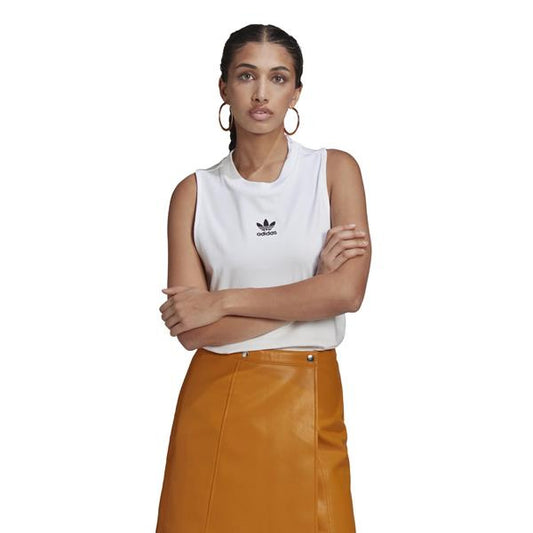 Tank top θηλυκό adidas Originals TANK βαμβάκι σε λευκά λουριά (GN2888)