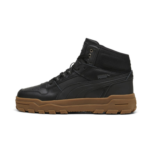 Sneakers ανδρικά Puma Rebound Abrupt αθλητικά παπούτσια ψηλά για μαύρο αστράγαλο (397468-04)