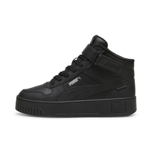 Πούμα Καρίνα γυναικών sneakers Street Mid WTR αθλητικά παπούτσια ψηλά για μαύρο αστράγαλο (398050-01)