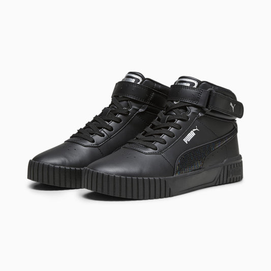 Sneakers γυναίκες αθλήματα Πούμα Καρίνα 2.0 ΜΕΠ Χειμώνας για μαλακό SoftFoam+ μαύρο φυσίγγιο (393212-02)