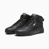 Sneakers γυναίκες αθλήματα Πούμα Καρίνα 2.0 ΜΕΠ Χειμώνας για μαλακό SoftFoam+ μαύρο φυσίγγιο (393212-02)