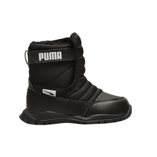 Παιδική νιφάδα χιονιού Κούτα Puma Nieve WTR AC INF μαύρα αδιάβροχα χειμερινά παπούτσια velcro (380746-03)
