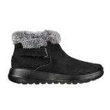 Χειμερινό μπότες Skechers On-The-Go Joy Πρώτα Παπούτσια σουέτ με μαύρη γούνα (144041-BKGY)