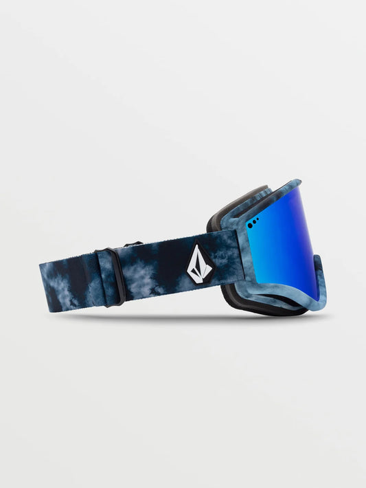 Χιονοσανίδα γυαλιά γυναίκες / αρσενικό Volcom YAE LAGOON TIE-DYE/μπλε Μπλε γυαλιά σκι (VG0722310)