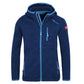 Πολικό μπουφάν με κουκούλα για παιδιά Trollkids Jondalen Jacket XT unbuttoned navy (222-121)