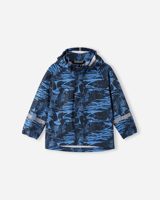 Παιδικό μπουφάν Reima Raincoat Vesi Denim μπλε αδιάβροχο μπλε (5100025A-6553)