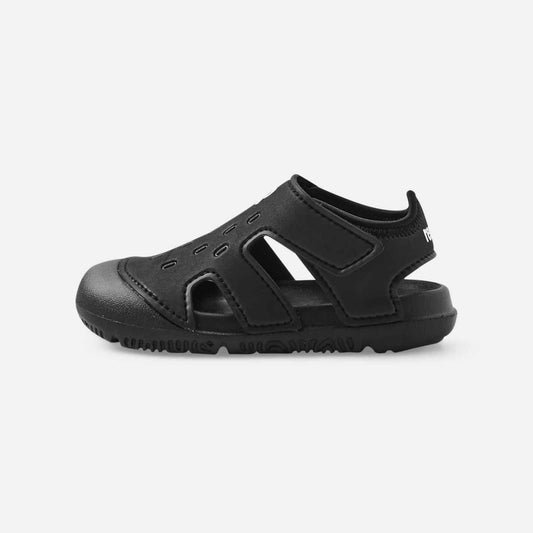 Παιδικά παπούτσια Reima Coralled Velcro σανδάλια μαύρα (540070A-9990)