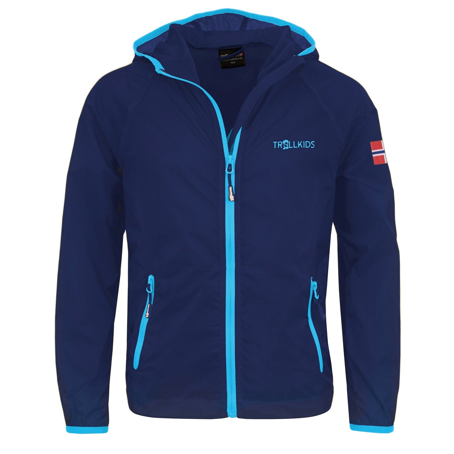 Παιδικό αλεξίσφαιρο μπουφάν Trollkids Kids Fjell Running Jacket Unzippped navy (909-110)