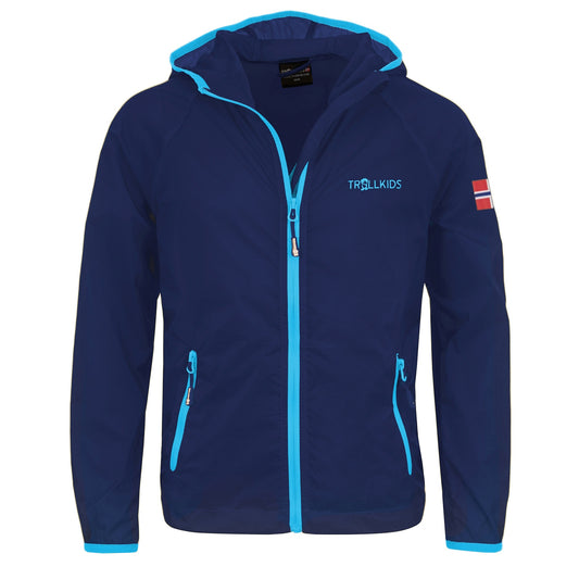 Παιδικό αλεξίσφαιρο μπουφάν Trollkids Kids Fjell Running Jacket Unzippped navy (909-110)