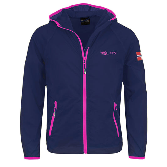 Παιδικό μπουφάν βροχής Trolkids Kids Fjell Running Jacket ρόδι όπλο (909-114)