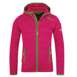 Πολικό παιδικό μπουφάν για κορίτσι Trollkids Girls Jondalen Jacket XT μωβ/πράσινο (221-213)