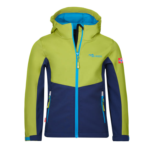 Παιδικό μπουφάν Softshell Trollkids Kids Kristiansand Jacket κίτρινο/μπλε (320-345)