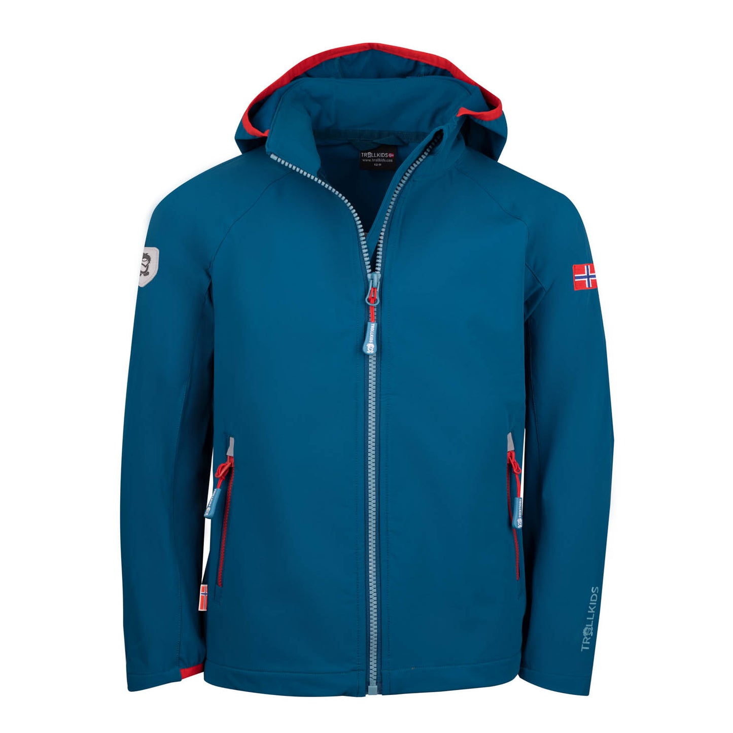Παιδικό μπουφάν βροχής Trollkids Kvalvika Jacket softshell εξωτερικό μπλε (328-151)