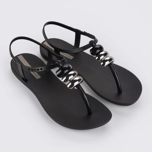 Καλοκαίρι Ιαπωνική κατηγορία Ipanema γυναικών Blown Up Sandal Fem beach σανδάλια μαύρο (83507-AQ975)