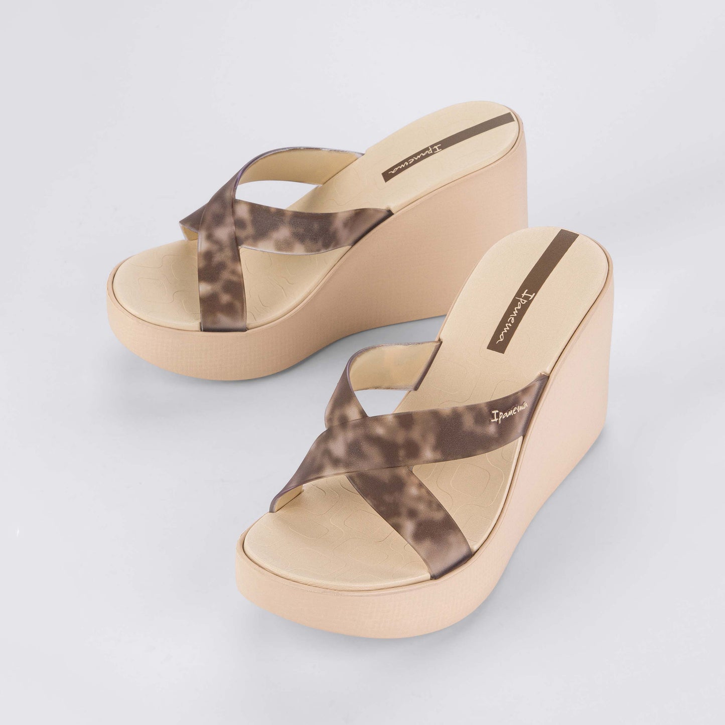 High women's Ipanema High Fashion Slide για το μπεζ του καλοκαιριού (83520-AQ407)