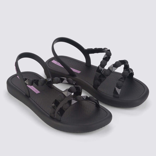 Σανδάλια για την πισίνα γυναικών Ipanema Meu Solar Flatform Ad σε πτερύγια παραλίας για το καλοκαίρι μαύρο (27148-AV840)