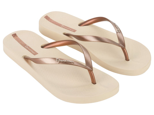 Ιαπωνικά γυναικεία Ipanema Anatomica Beige/Copper beach flips beige (27183-AV440)