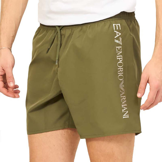 Ανδρικά μαγιό EA7 Emporio Armani 902035-CC720-08684 πράσινους κορμούς κολύμβησης BEETLE