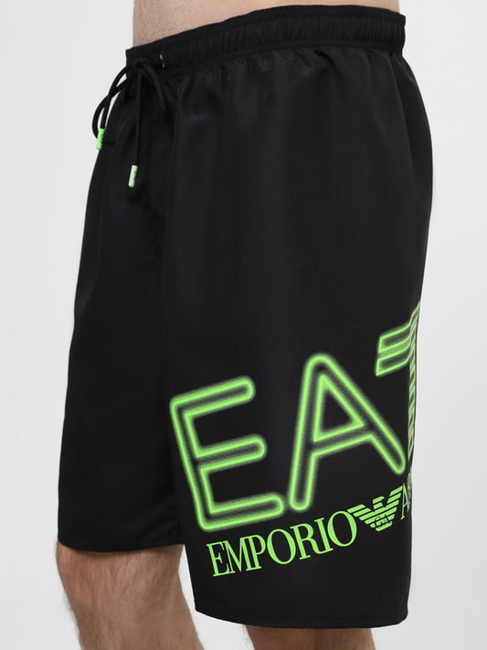 Ανδρικά μαγιό EA7 Emporio Armani μποξεράκια 902047-4R736-0120 κολυμβητές μαύρο NERO