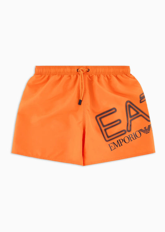 Ανδρικά μαγιό EA7 Emporio Armani 902000-4R736-20262 πορτοκαλί μποξεράκι σορτς ΟΡΑΝΓΚΑΣ TIGER
