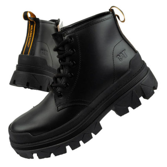 Δερμάτινες μπότες Caterpillar Hardwear υψηλό μαύρο (P110897)