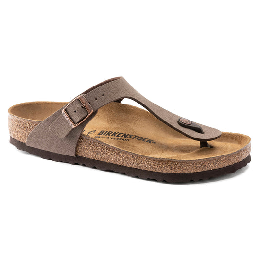 Γυναικεία καφέ Birkenstock Gizeh Birko-Flor Mocha κανονική ευρύ (043751)