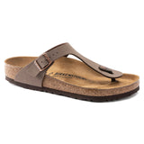 Γυναικεία καφέ Birkenstock Gizeh Birko-Flor Mocha κανονική ευρύ (043751)