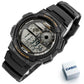 ΑΝΔΡΙΚΟ ΡΟΛΟΙ CASIO AE-1000W-1AV - ΠΑΓΚΟΣΜΙΑ ΩΡΑ + ΚΟΥΤΙ