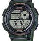 ΑΝΔΡΙΚΟ ΡΟΛΟΙ CASIO AE-1000W 3AVDF (zd073b) - ΠΑΓΚΟΣΜΙΑ ΩΡΑ + ΚΟΥΤΙ