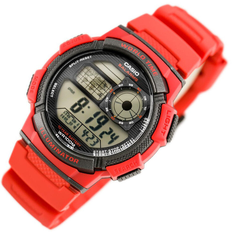 ΑΝΔΡΙΚΟ ΡΟΛΟΙ CASIO AE-1000W 4AV (zd073c) - ΠΑΓΚΟΣΜΙΑ ΩΡΑ + ΚΟΥΤΙ