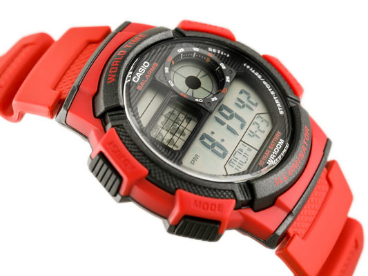 ΑΝΔΡΙΚΟ ΡΟΛΟΙ CASIO AE-1000W 4AV (zd073c) - ΠΑΓΚΟΣΜΙΑ ΩΡΑ + ΚΟΥΤΙ