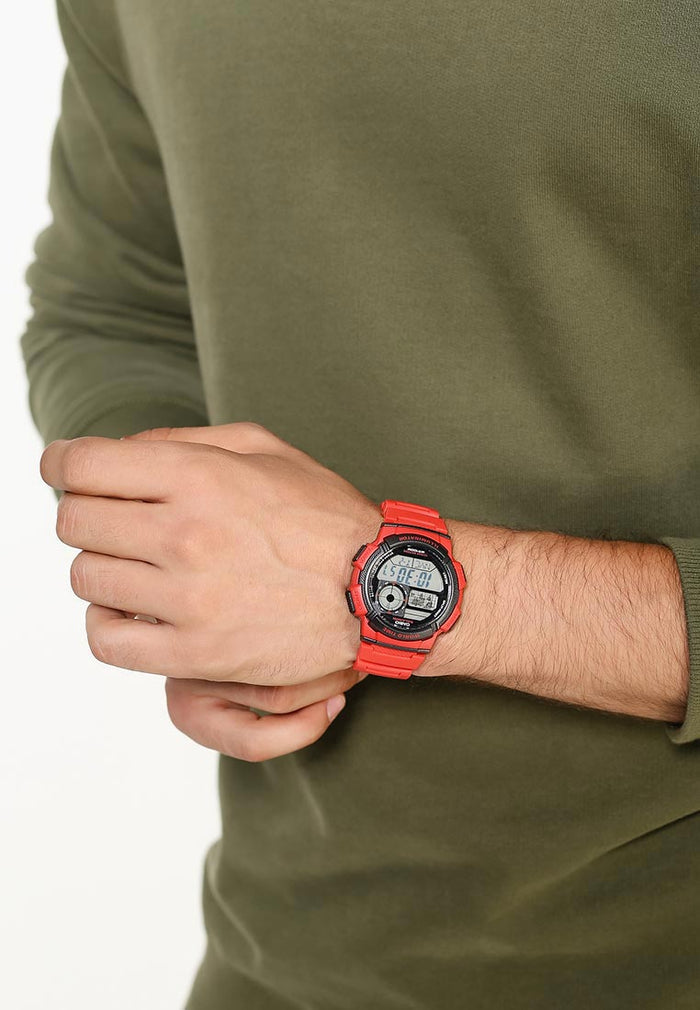 ΑΝΔΡΙΚΟ ΡΟΛΟΙ CASIO AE-1000W 4AV (zd073c) - ΠΑΓΚΟΣΜΙΑ ΩΡΑ + ΚΟΥΤΙ
