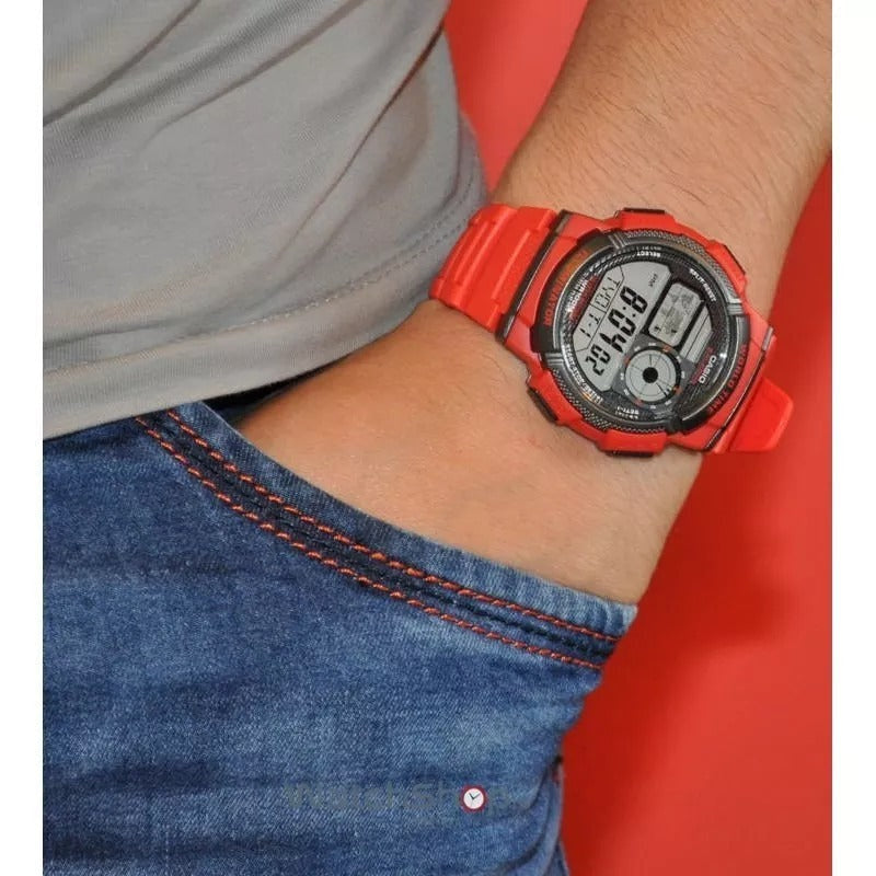ΑΝΔΡΙΚΟ ΡΟΛΟΙ CASIO AE-1000W 4AV (zd073c) - ΠΑΓΚΟΣΜΙΑ ΩΡΑ + ΚΟΥΤΙ
