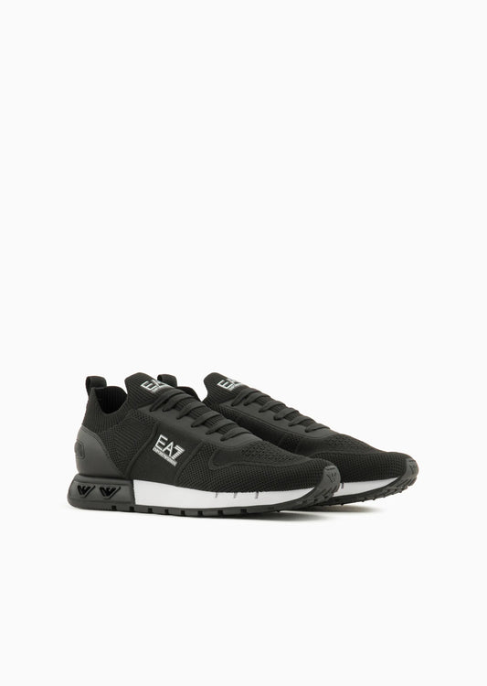 Ανδρικά αθλητικά παπούτσια EA7 Emporio Armani Legacy Knit sneakers lifestyle black (X8X171-XK373-N181)